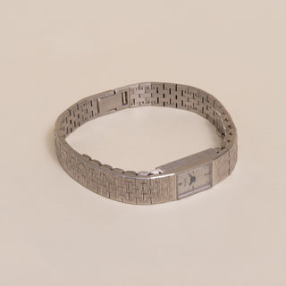 Vintage 1960s Piaget Ladies 18K White Gold Cocktail Watch