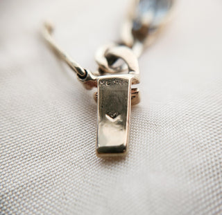 Vintage 14K Gold Multi Gemstone Bezel Curb Chain Link Bracelet