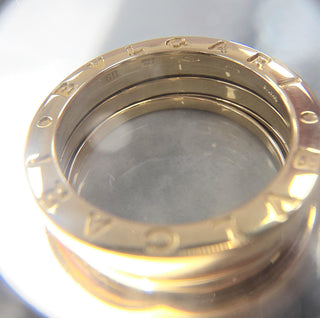Bvlgari B. Zero1 18K Yellow Gold Gents Ring Band