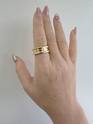 Bvlgari B. Zero1 18K Yellow Gold Gents Ring Band