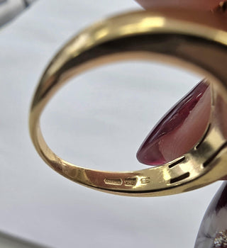 Bvlgari Cicladi 7 Disc 18K Yellow Gold Ring