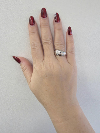 Kat Florence Plat/18K Gold 0.92 Carat Baguette Diamond Ring Band