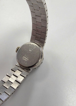 Vintage Ladies 18K Gold Rolex Serpico y Laino Diamond Watch