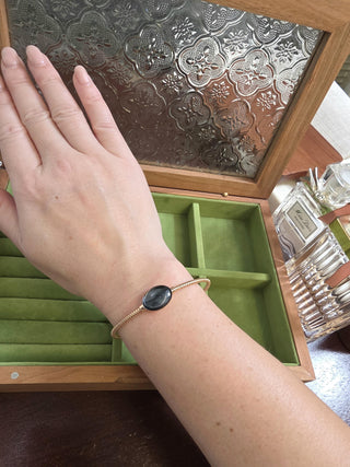 18K Rose Gold Fidia Italian Tubogas Thin Bangle