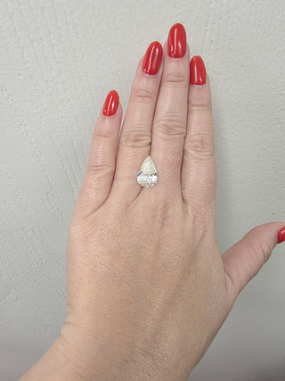 5.00 Carat Pear Shape H VS2 EGL USA Certified Loose Diamond