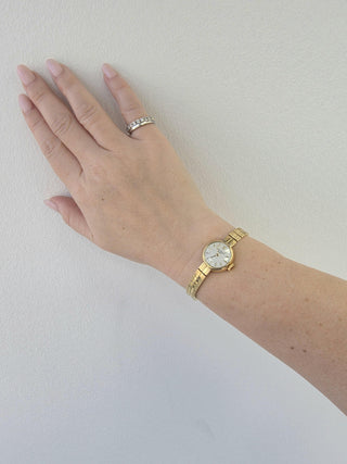 Patek Philippe Silver Satin Dial on 18K Gold Ref 3036