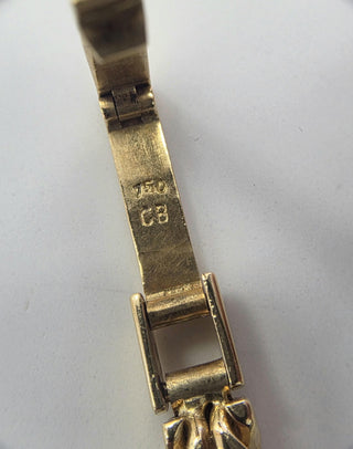 Vintage Rolex Ladies 18K Gold Cocktail Watch on Solid Gold Bracelet