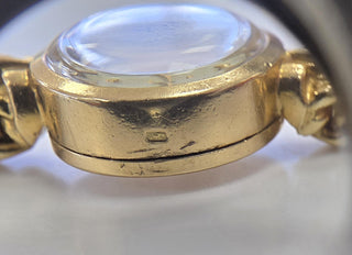 Vintage Rolex Ladies 18K Gold Cocktail Watch on Solid Gold Bracelet