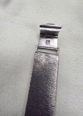 Vintage Rolex Cellini 18K White Gold 2.50 Carats Diamond Set Oval Wristwatch