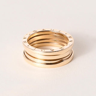 Bvlgari B. Zero1 18K Yellow Gold Gents Ring Band