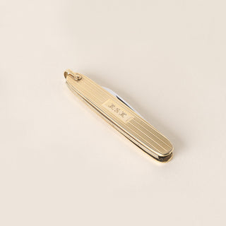 Vintage Tiffany & Co. Blade Knife and File 14K Gold