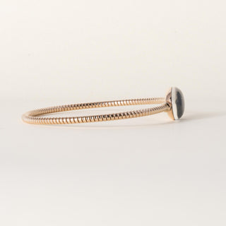 18K Rose Gold Fidia Italian Tubogas Thin Bangle