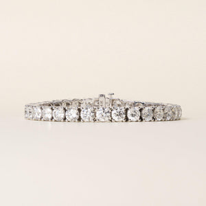 Estate 14K Gold 20.35 Carats Diamond Tennis Bracelet