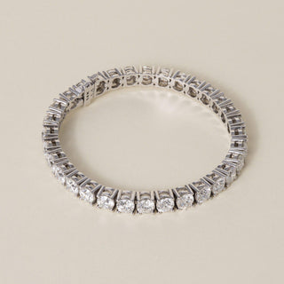 Estate 14K Gold 20.35 Carats Diamond Tennis Bracelet
