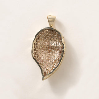 14K Gold Lady Goddess Portrait Cameo Pendant