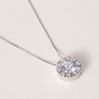 14K White Gold 1.20 Carat Diamond Necklace