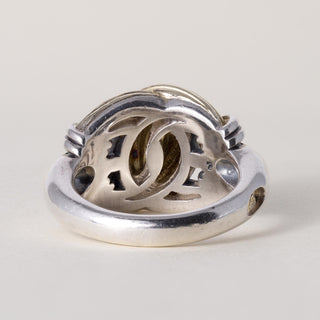 Steven Lagos Caviar collection  Knot Ring in 18K gold and silver