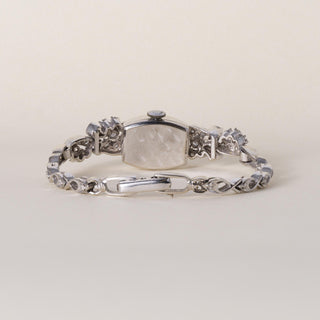 Vintage 14K Gold Hamilton 2 Carats Diamond Ladies Watch