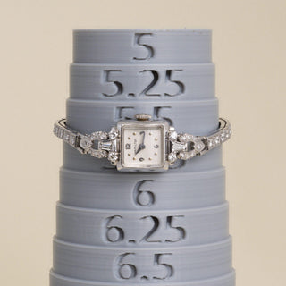Art Deco Hamilton 1.50 Carats Diamond Ladies Wristwatch 14K Gold