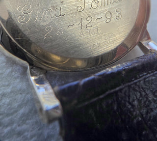 Vintage Rolex Cellini Brown Leather Strap 18k YG