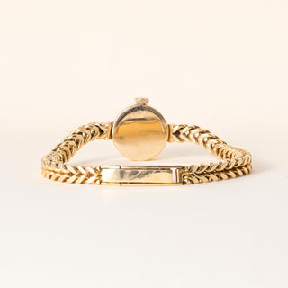 Vintage Rolex Ladies 18K Gold Cocktail Watch on Solid Gold Bracelet