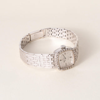 Vintage Omega Geneve 18K Gold Diamonds Cocktail Ladies' Wristwatch