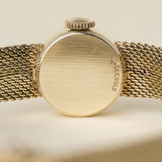 READY Vintage 14K gold Rolex Ladies Mechanical Round Bezel Watch