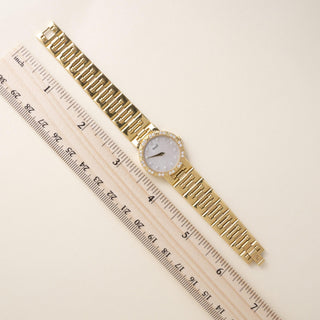 Vintage 18K Piaget Dancer Diamond Dial and Bezel Ladies Watch