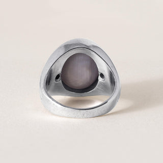 Vintage 14K Gold 13.50 Carat Lavender Star Sapphire Diamond Ring