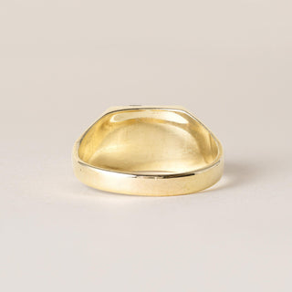 Vintage 14K Gents Diamond and Onyx Ring Band