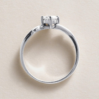 Vintage Platinum 0.38 Carat Diamond Solitaire Ring