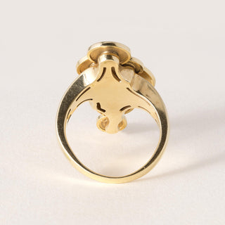 Bvlgari Cicladi 7 Disc 18K Yellow Gold Ring