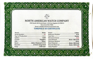 Vintage Rolex Cellini 18K White Gold 2.50 Carats Diamond Set Oval Wristwatch