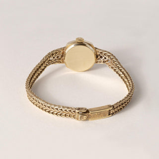 Vintage 14K Gold Ladies Classique Rolex Watch With Diamonds