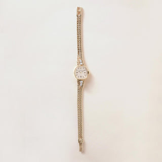 Vintage 14K Gold Ladies Classique Rolex Watch With Diamonds