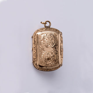 Antique Carnelian Cameo Locket Pendant Necklace – 14K Rose Gold, Circa 1880s