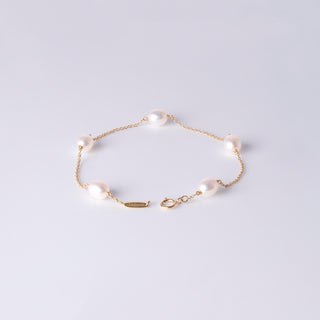 18K Gold Tiffany & Co Elsa Peretti Vintage Pearl Bracelet