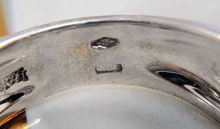 Emerald Princess Cut and Diamond Cross Over Band 18K White Gold