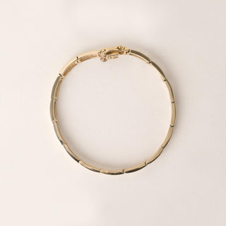 Classic 14K Gold 2 Carats Diamond Channel Set Tennis Bracelet Size 7.25 Inch